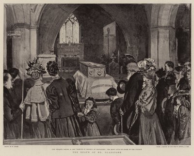 The Death of Mr Gladstone by William Small